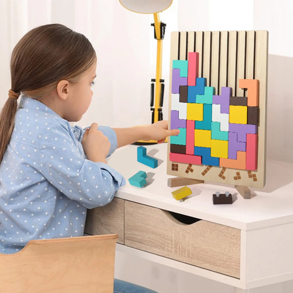 Wood Stacking Puzzle Toy