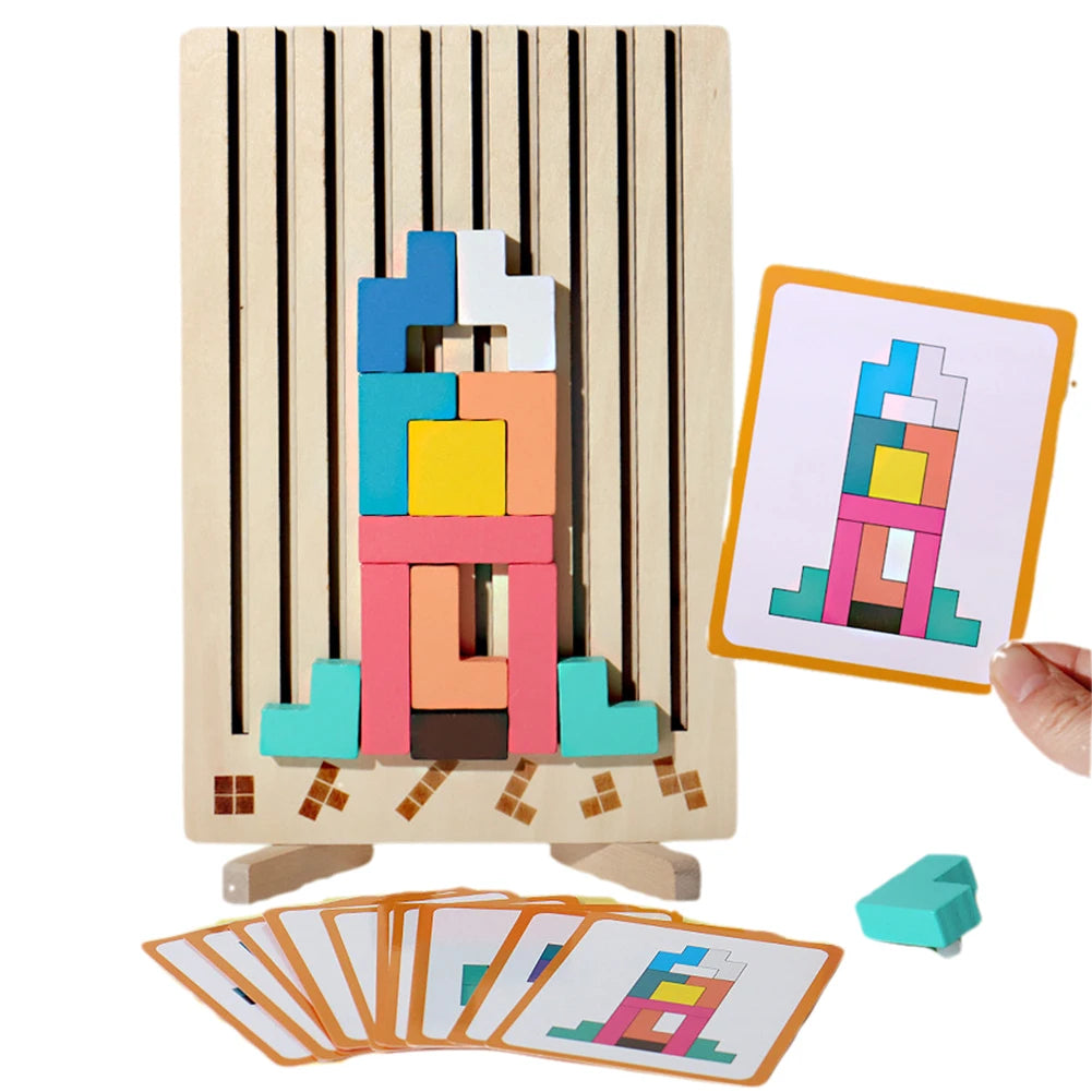 Wood Stacking Puzzle Toy