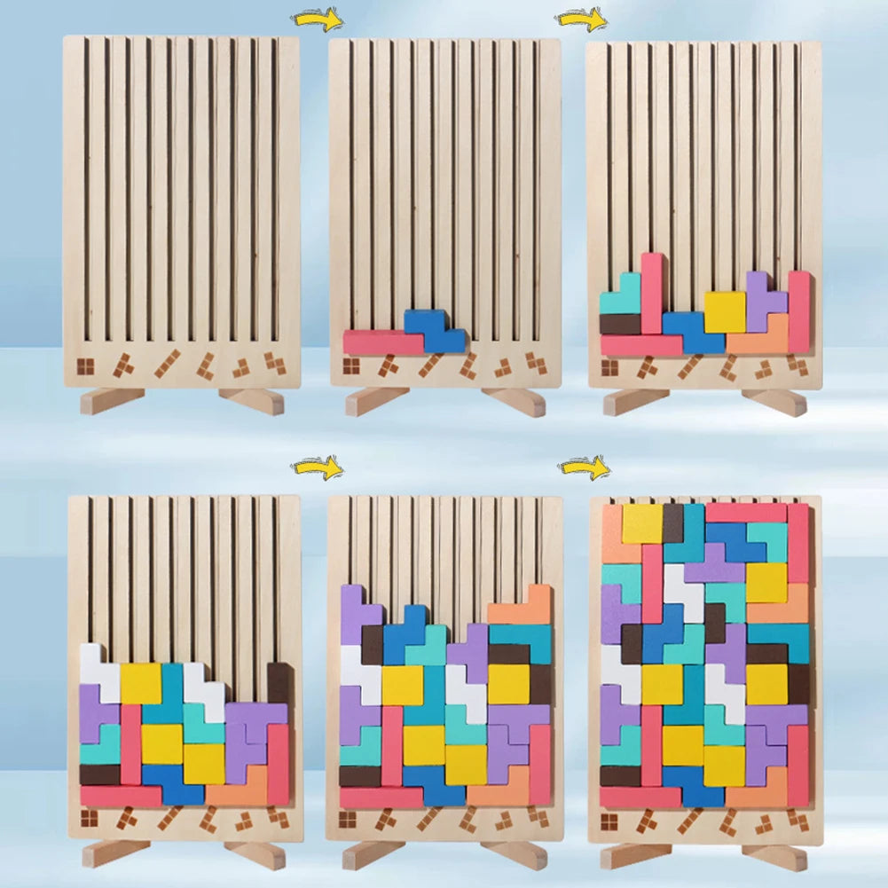 Wood Stacking Puzzle Toy
