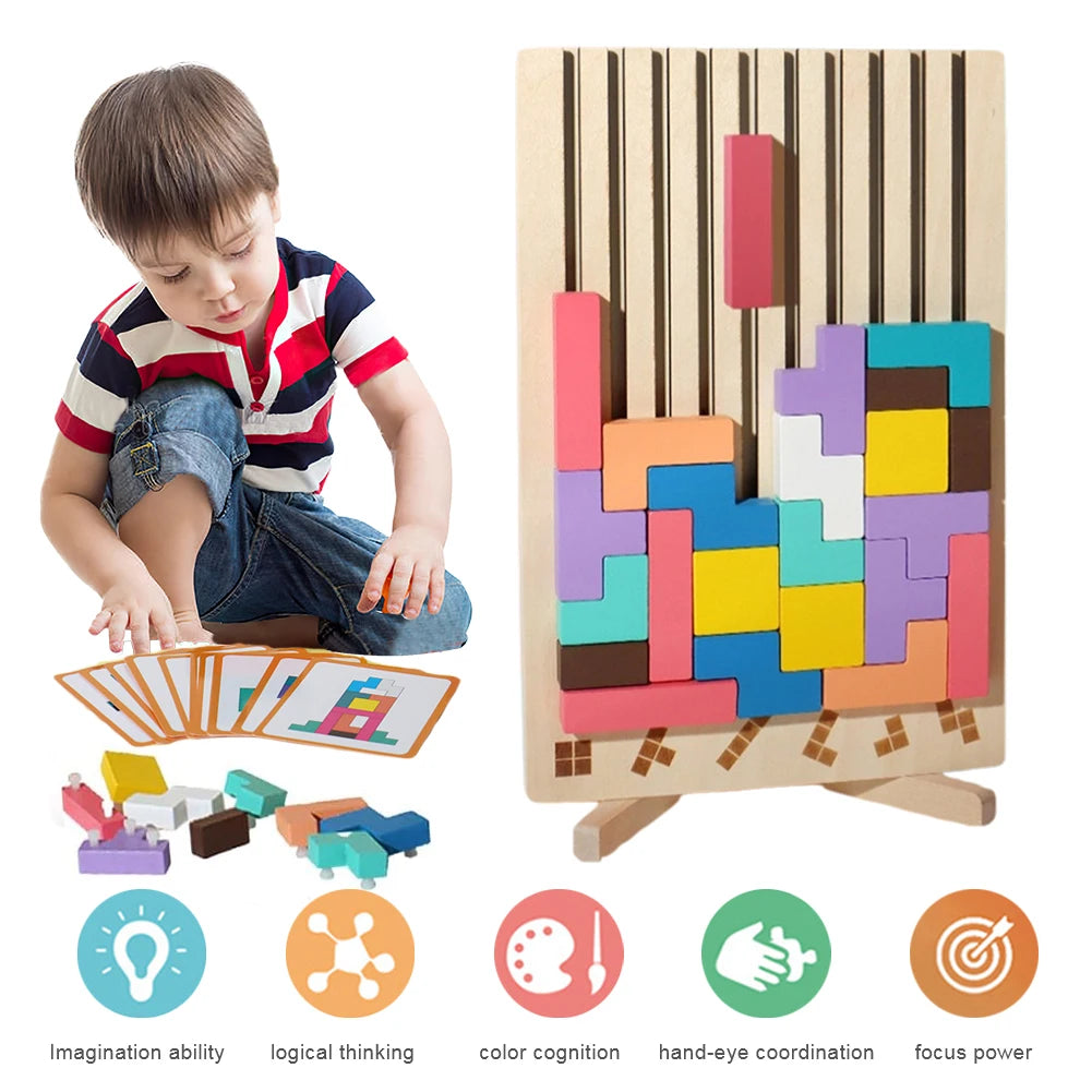 Wood Stacking Puzzle Toy