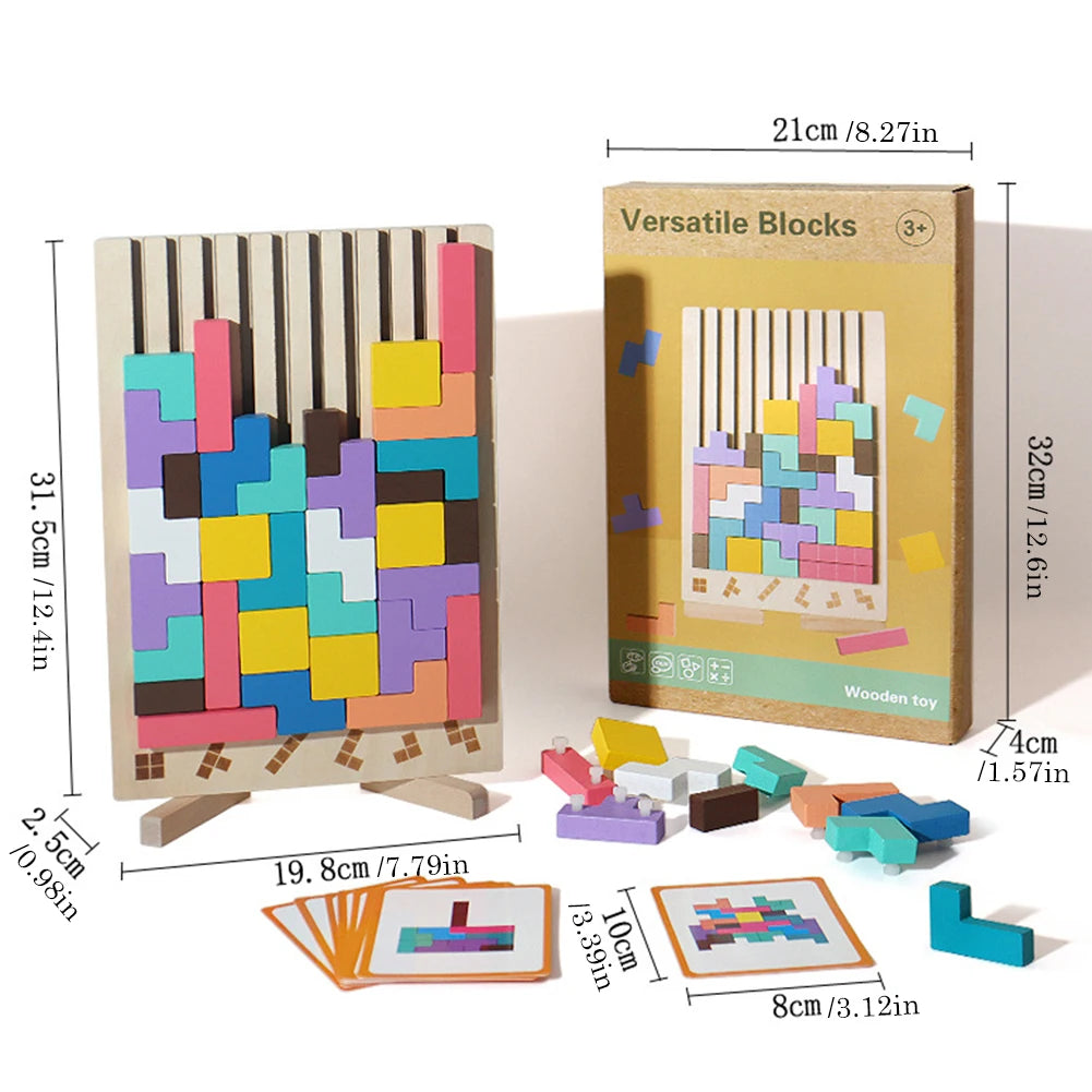 Wood Stacking Puzzle Toy