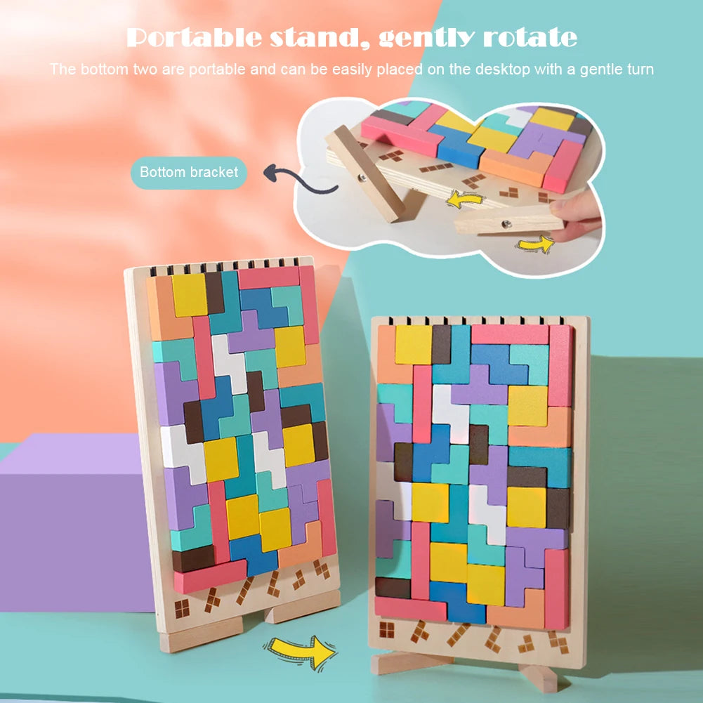 Wood Stacking Puzzle Toy