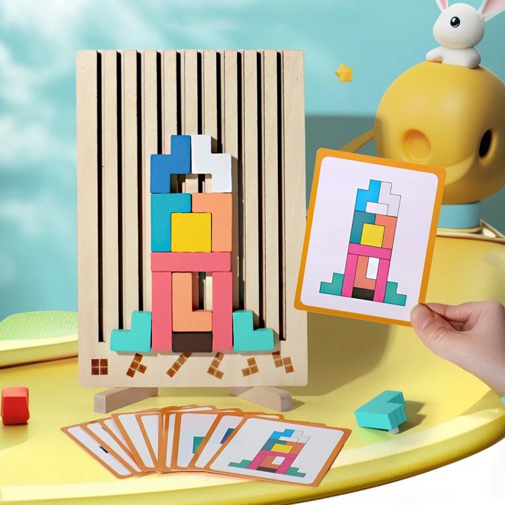 Wood Stacking Puzzle Toy