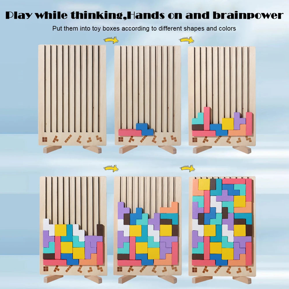 Wood Stacking Puzzle Toy