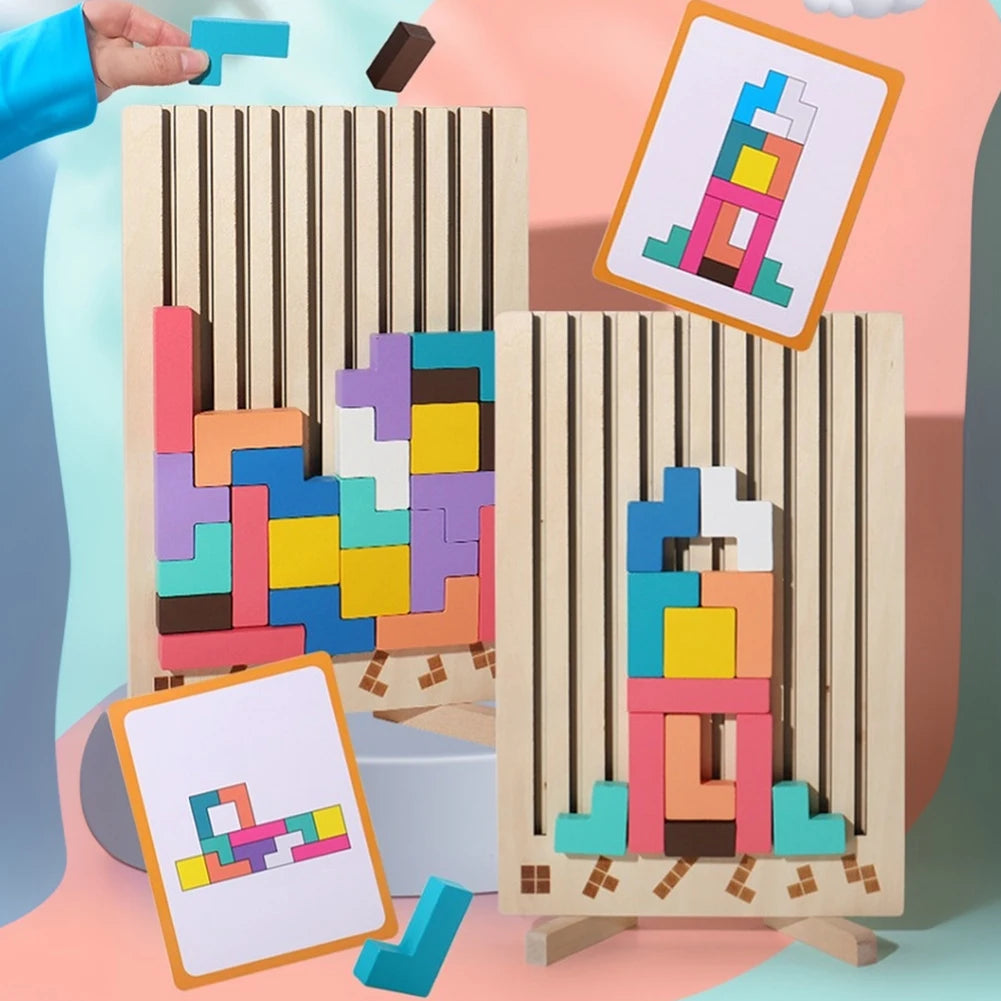 Wood Stacking Puzzle Toy